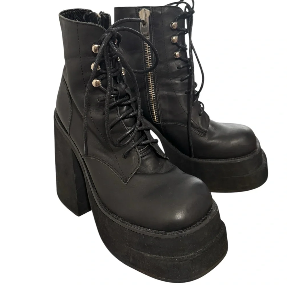 Unif Bratz Lace-up Boots (discontinued) - Picture 4 of 8